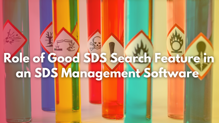 Overview of an SDS Management Software