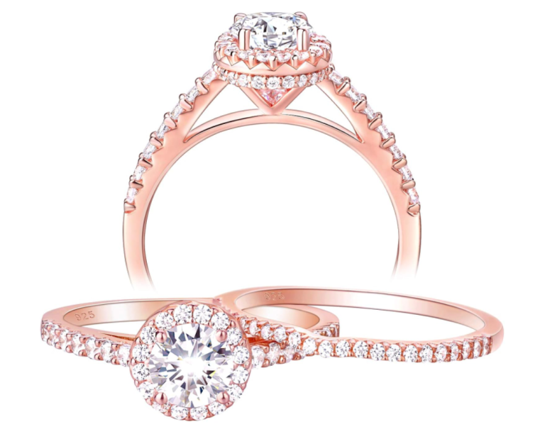 Rose Gold Engagement Rings Add a Romantic Hue to the Ceremony.